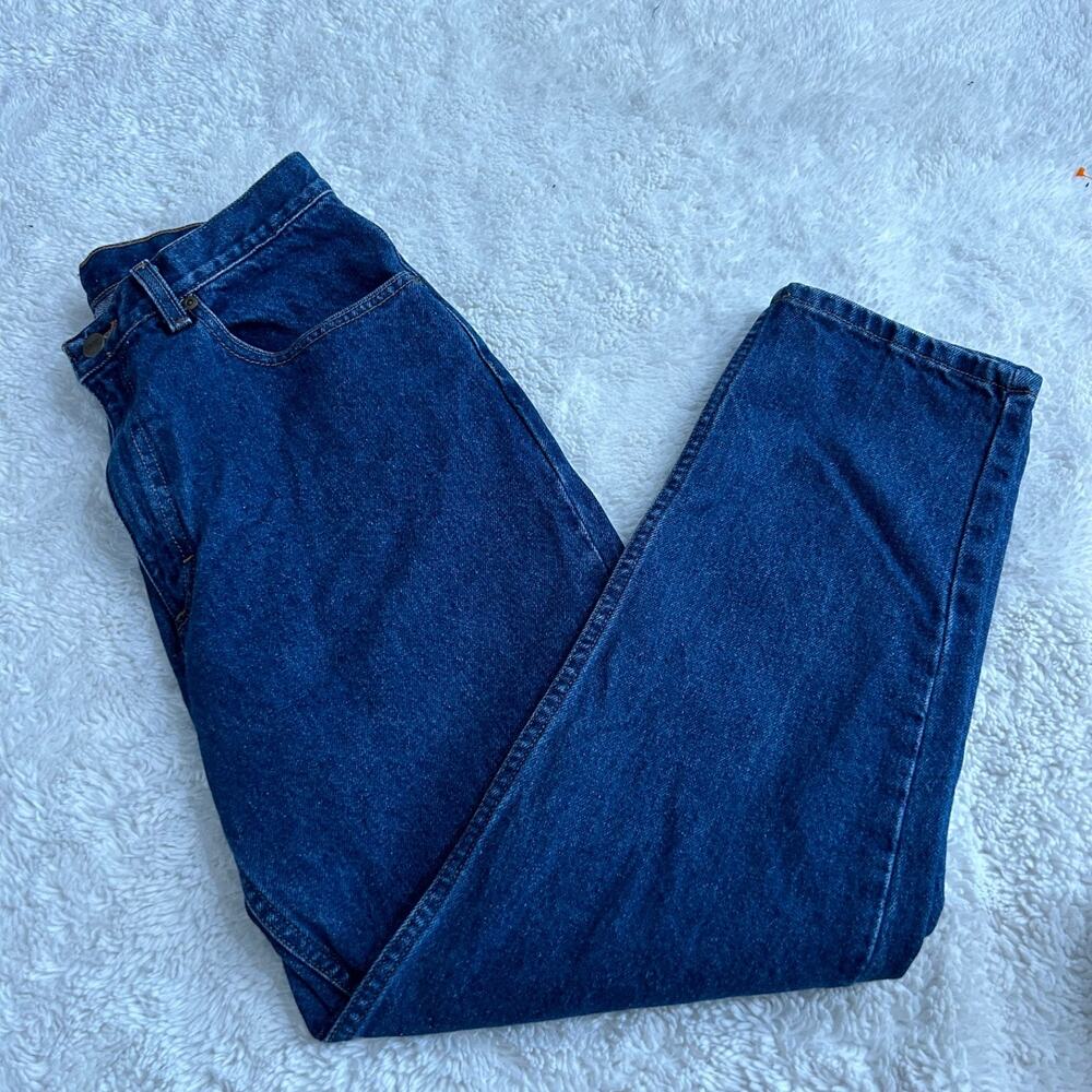 LL Bean Womens 12P Denim Classic Fit Relaxed HR Cotton Granola Grandma Core Soft